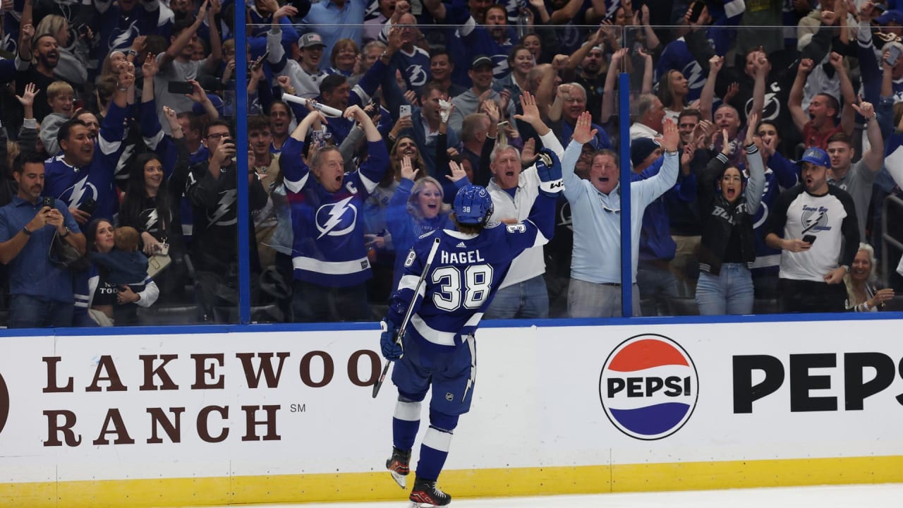 Hagel converts penalty shot Tampa Bay Lightning