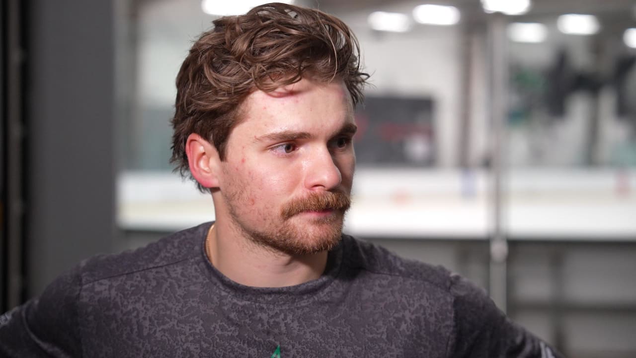 Sam Steel on 4th Line Speed | Dallas Stars