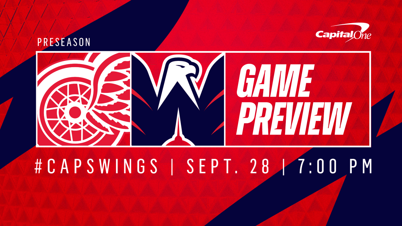 Caps Continue Preseason vs. Detroit