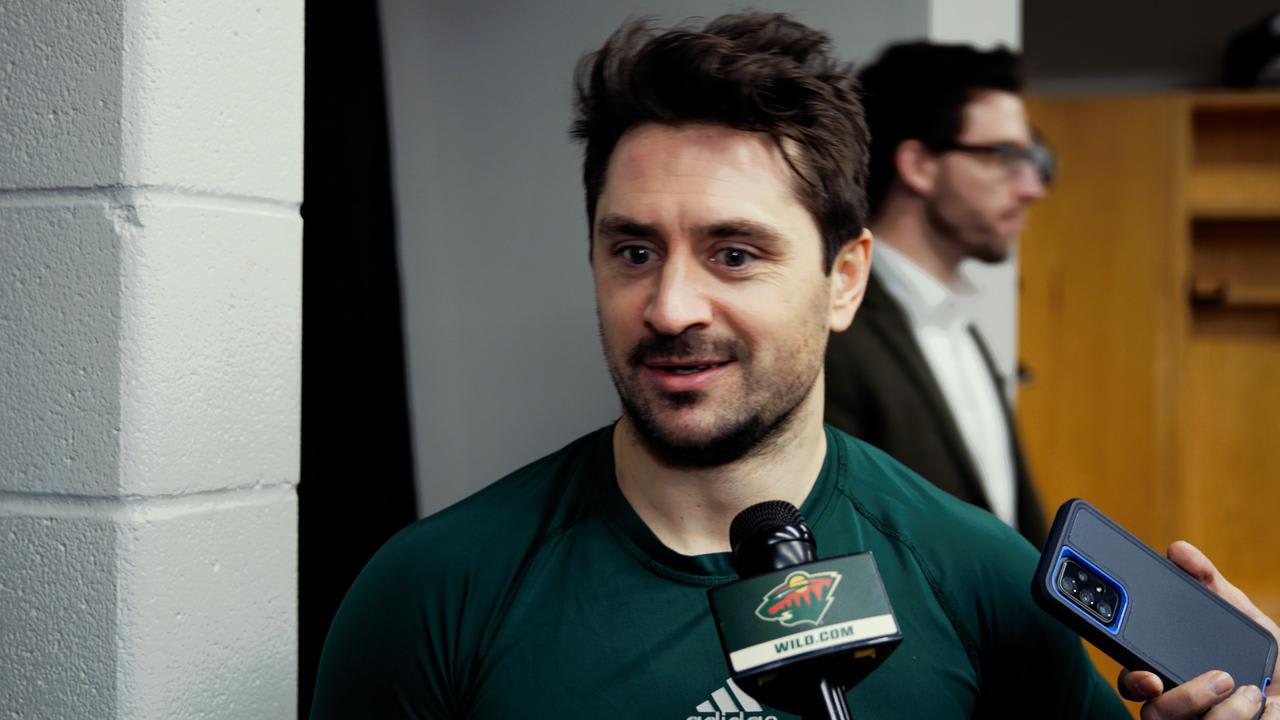 Zuccarello Pregame at CBJ 1/6 Minnesota Wild