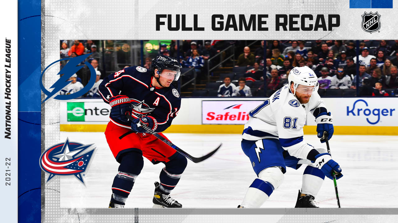 Recap: CBJ 5, TBL 2 | Columbus Blue Jackets