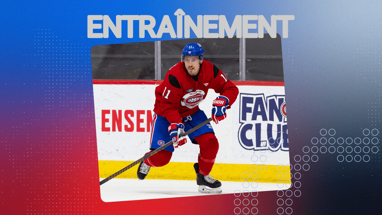 Mises à jour de l’entraînement 23 oct. Canadiens de Montréal
