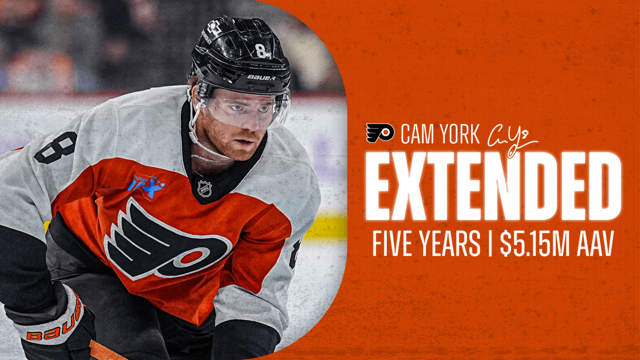 Philadelphia Flyers Agree to Terms with Defenseman Cam York on Five-Year Contract | Philadelphia Flyers