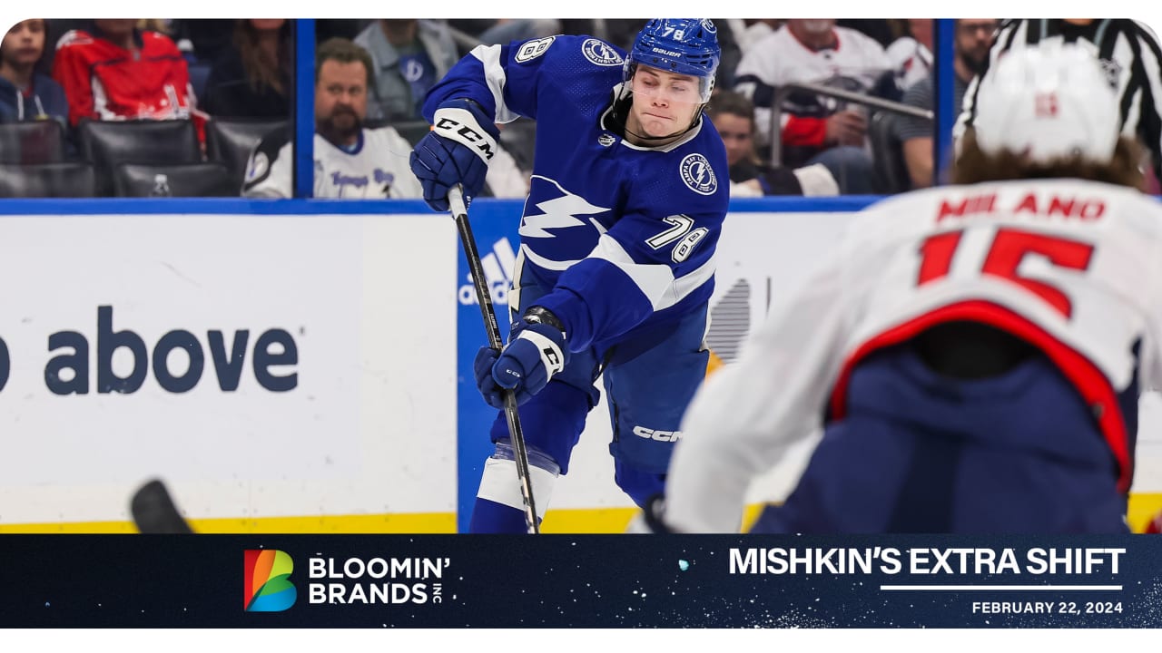 Mishkin's Extra Shift Capitals 5, Lightning 3 Tampa Bay Lightning