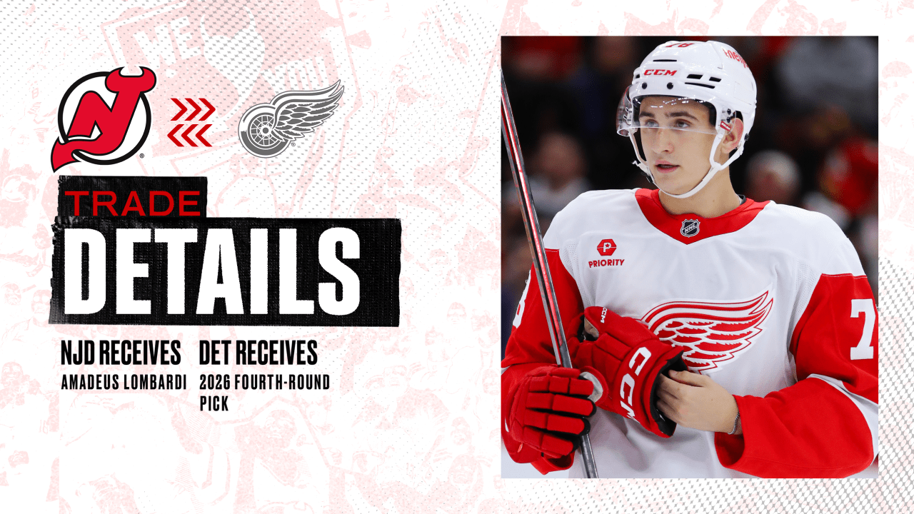 Devils Acquire F Lombardi from Detroit | RELEASE