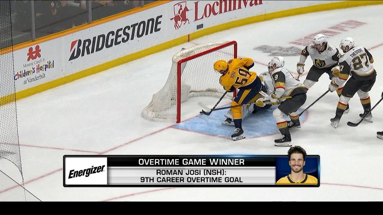 Energizer OT Winner: Josi | NHL.com