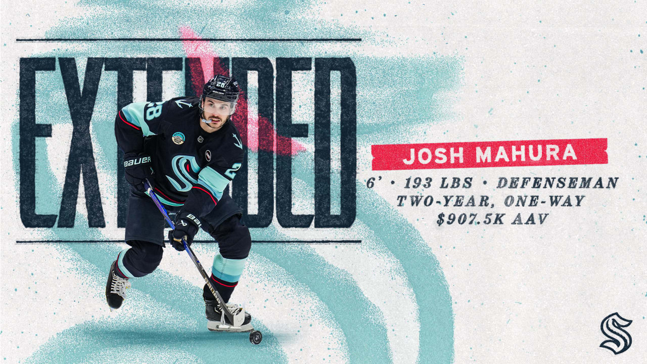 Seattle Kraken Sign Josh Mahura to Two-Year Contract Extension | Seattle Kraken
