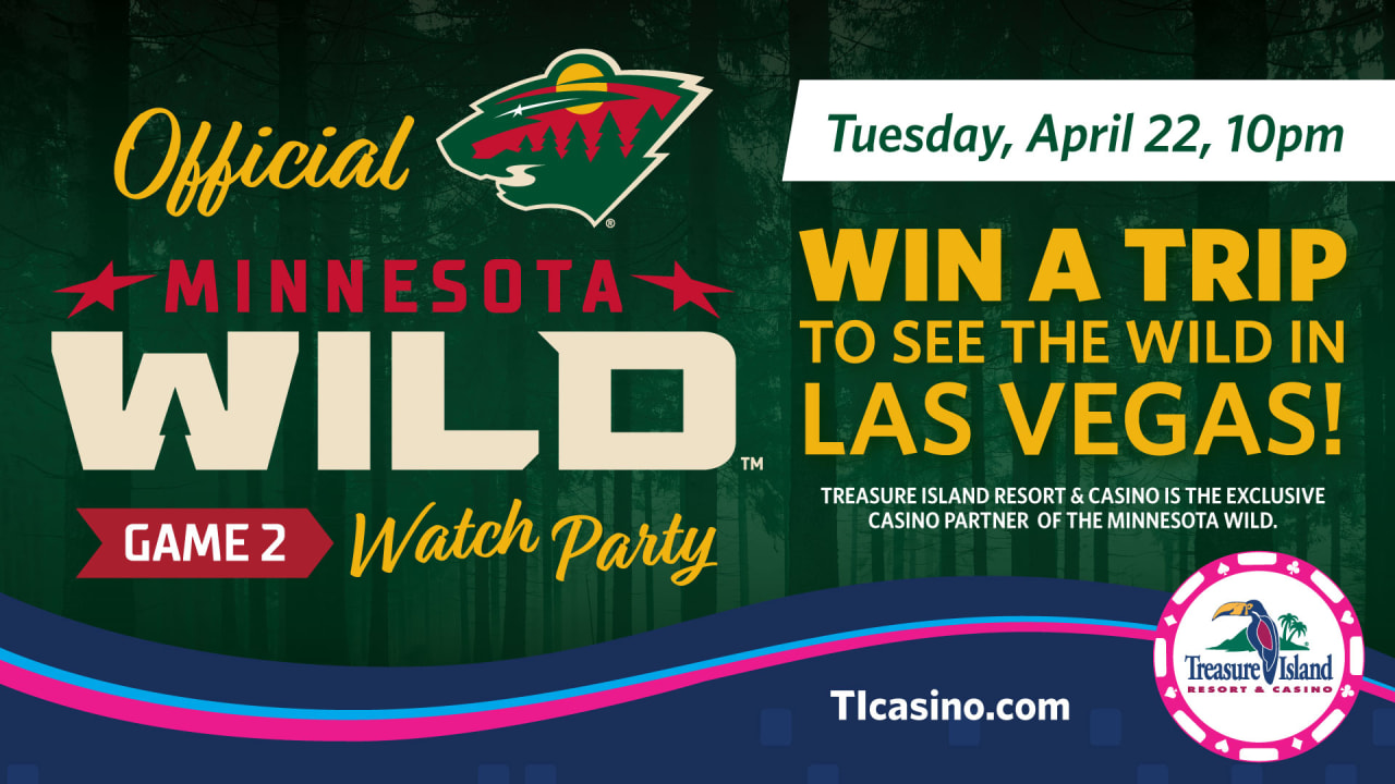Minnesota Wild and Treasure Island Resort & Casino Announce Watch Party For Game 2 of Stanley Cup Playoffs | Minnesota Wild