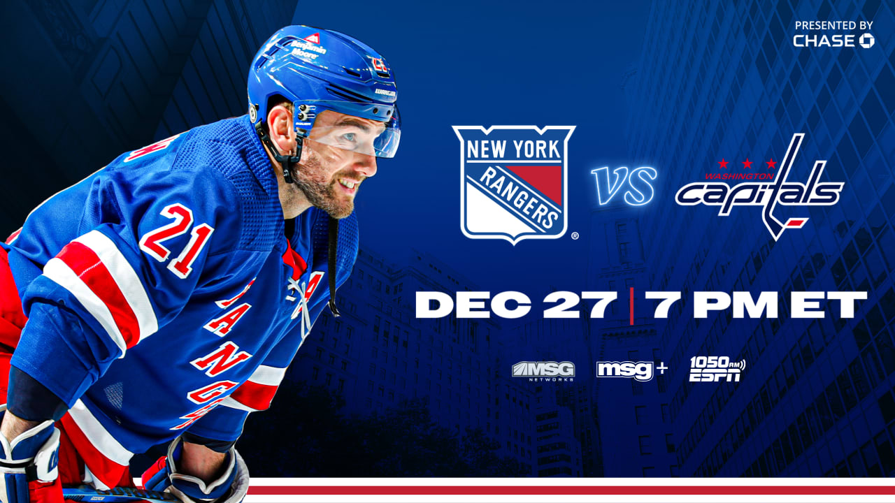 Pregame Notes: Rangers Vs. Capitals | New York Rangers