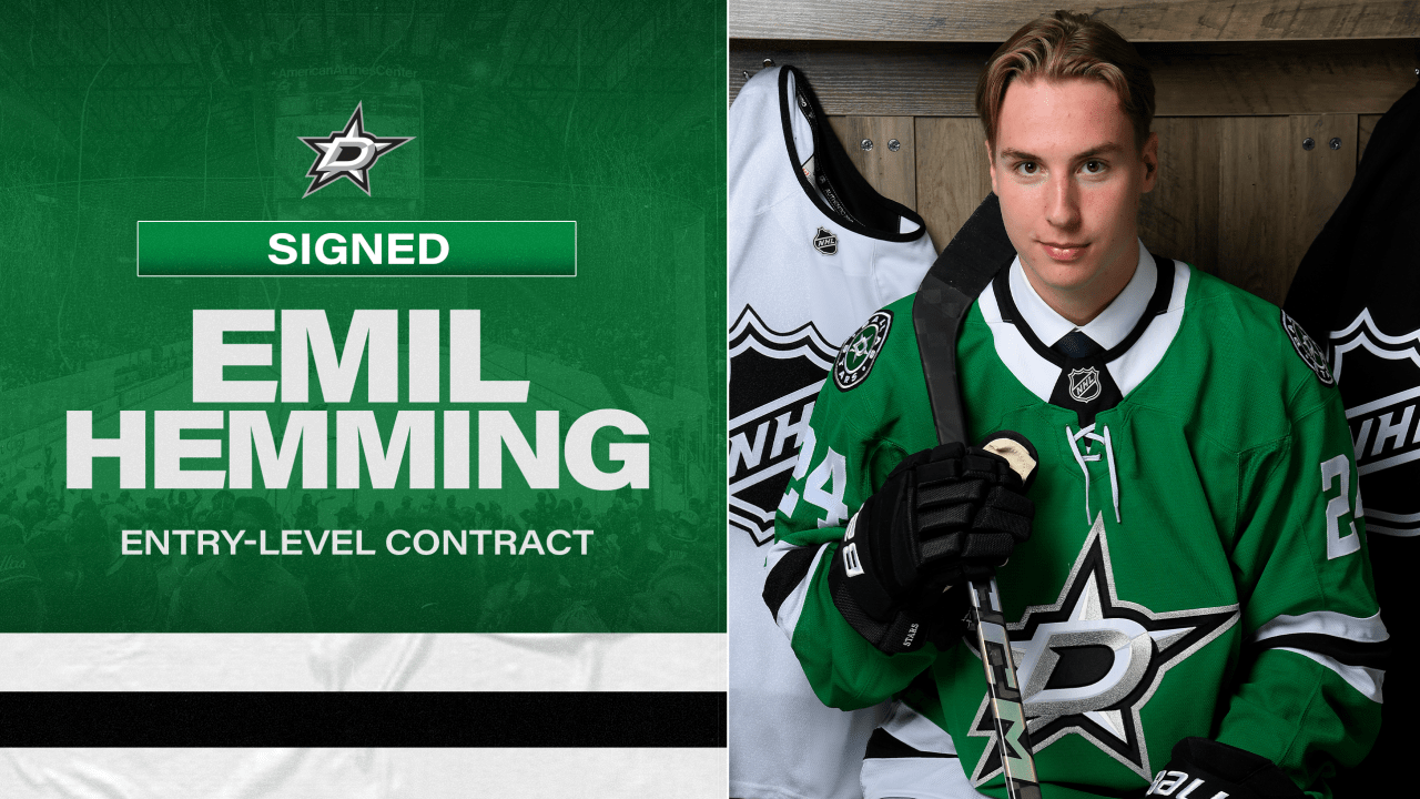 Stars sign Emil Hemming to a three-year entry-level contract | Dallas Stars