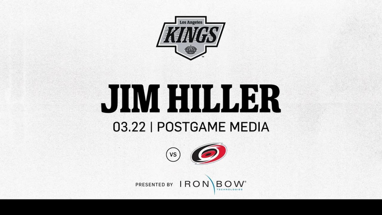Head Coach Jim Hiller Postgame Media 3/22/25 | Los Angeles Kings