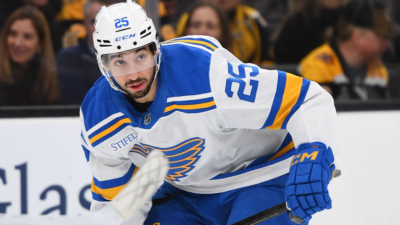 Kyrou sustains lower-body injury in Ottawa | St. Louis Blues