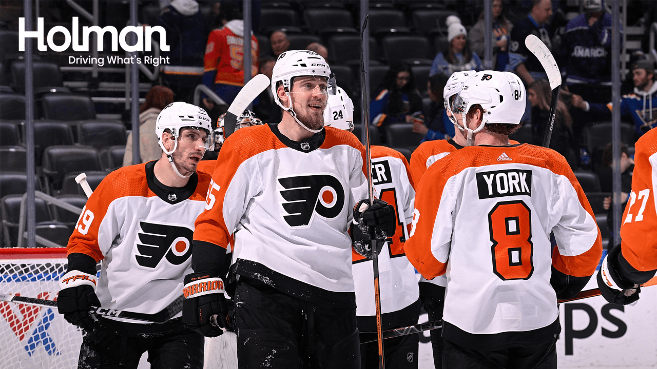 Postgame 5: Flyers Finish Road Trip Sweep, Down Blues 4-2 ...