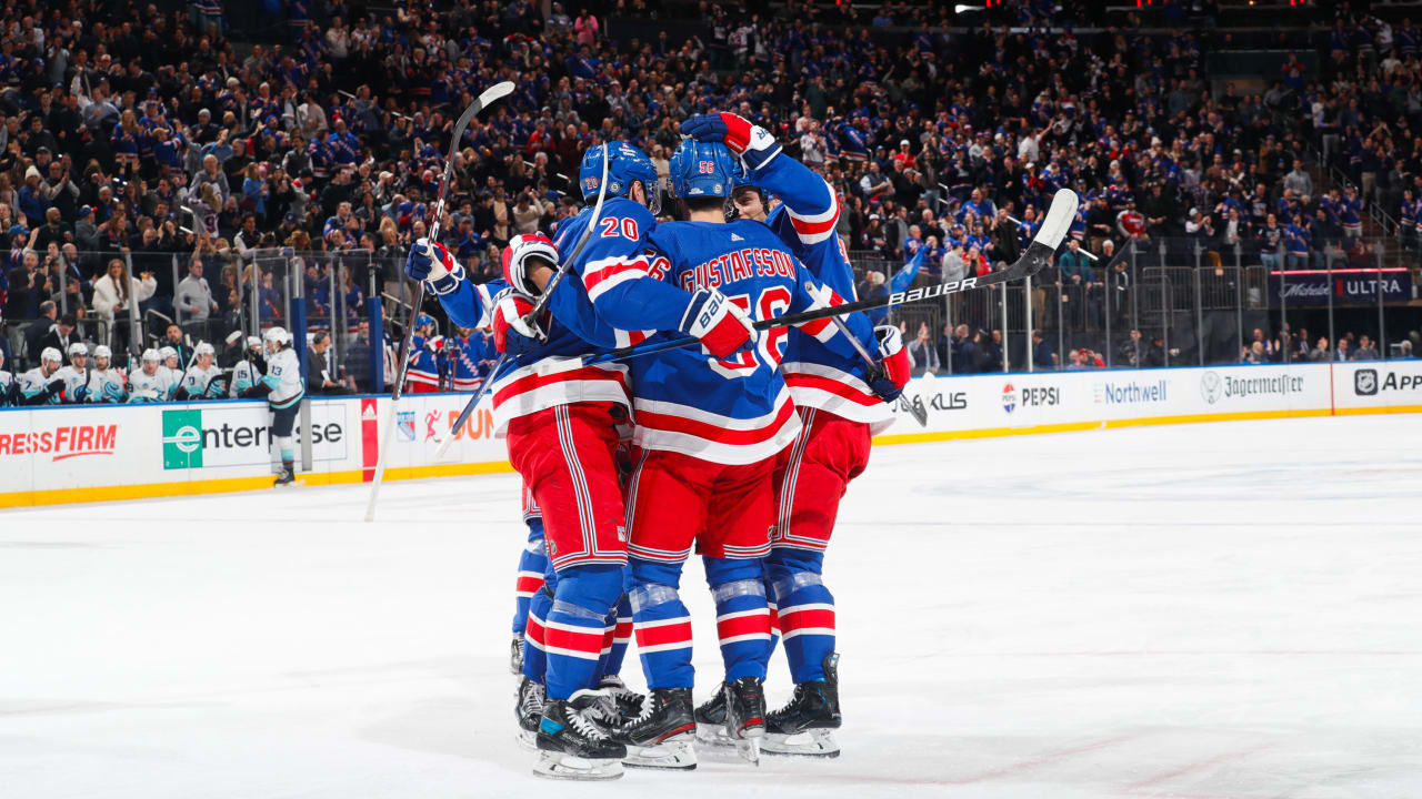 Postgame Notes Rangers vs. Kraken New York Rangers