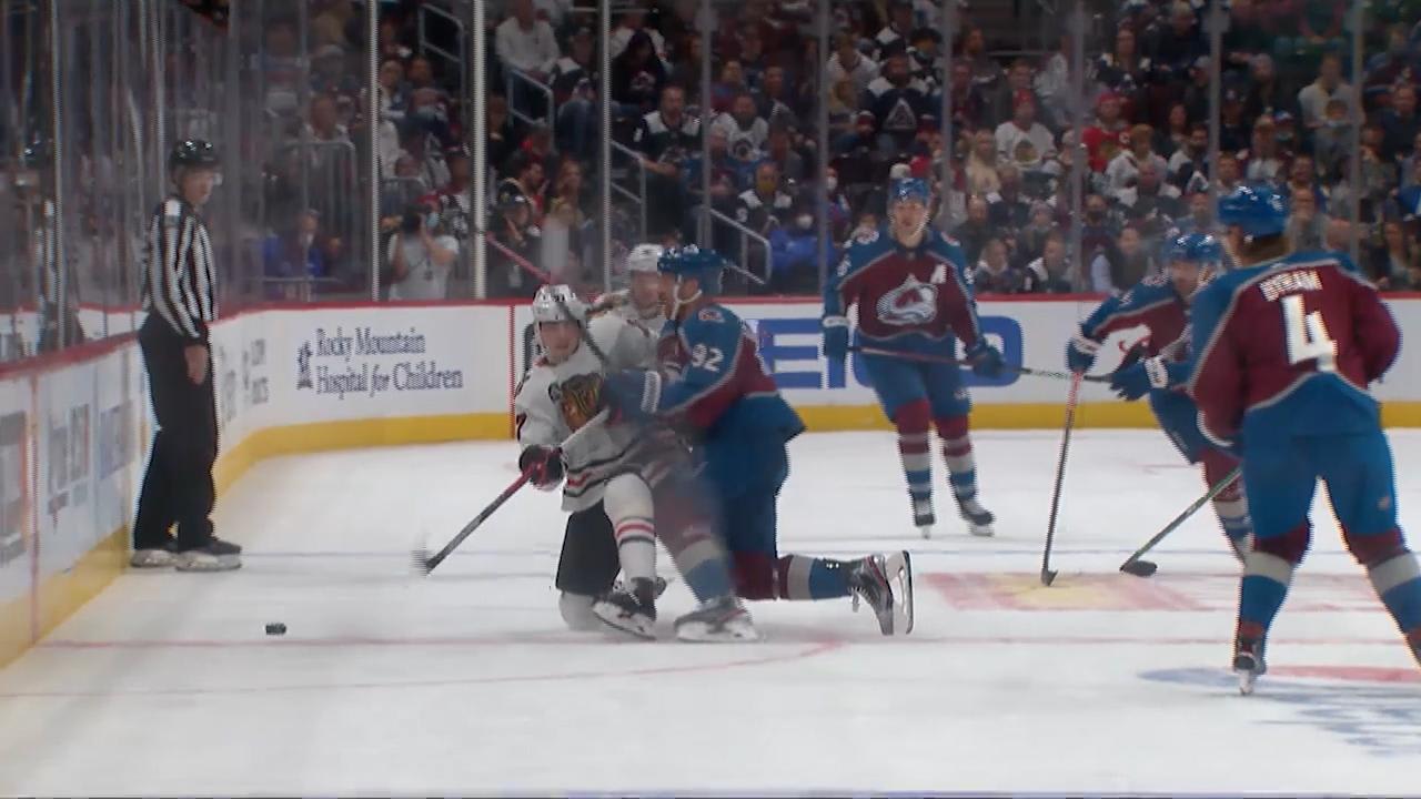 Landeskog suspended for boarding