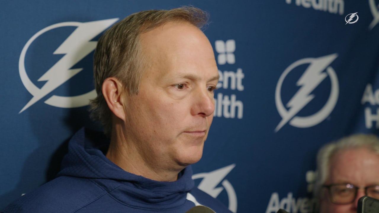 Jon Cooper Pregame 11.6.23 Tampa Bay Lightning