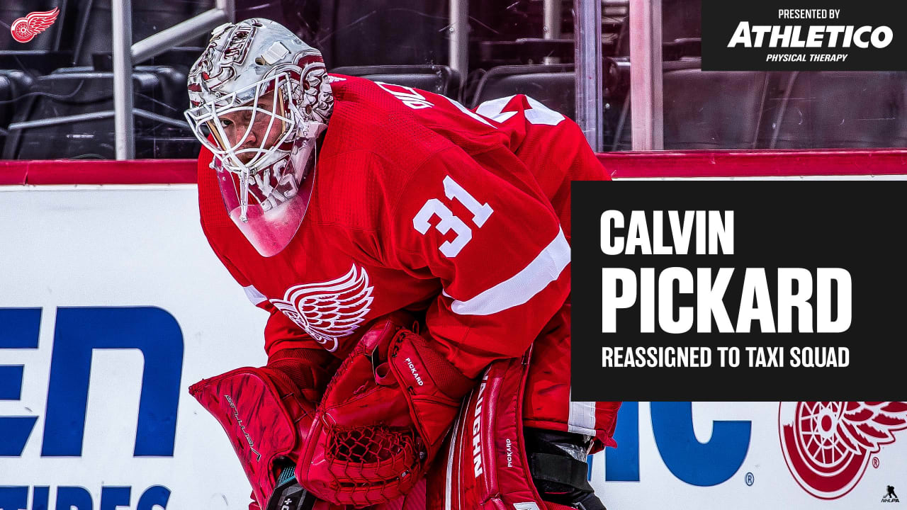 Calvin Pickard reassigned to Detroit's taxi squad Detroit Red Wings