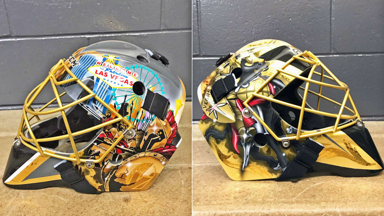 Fleury gives first look at new Vegas-tastic mask