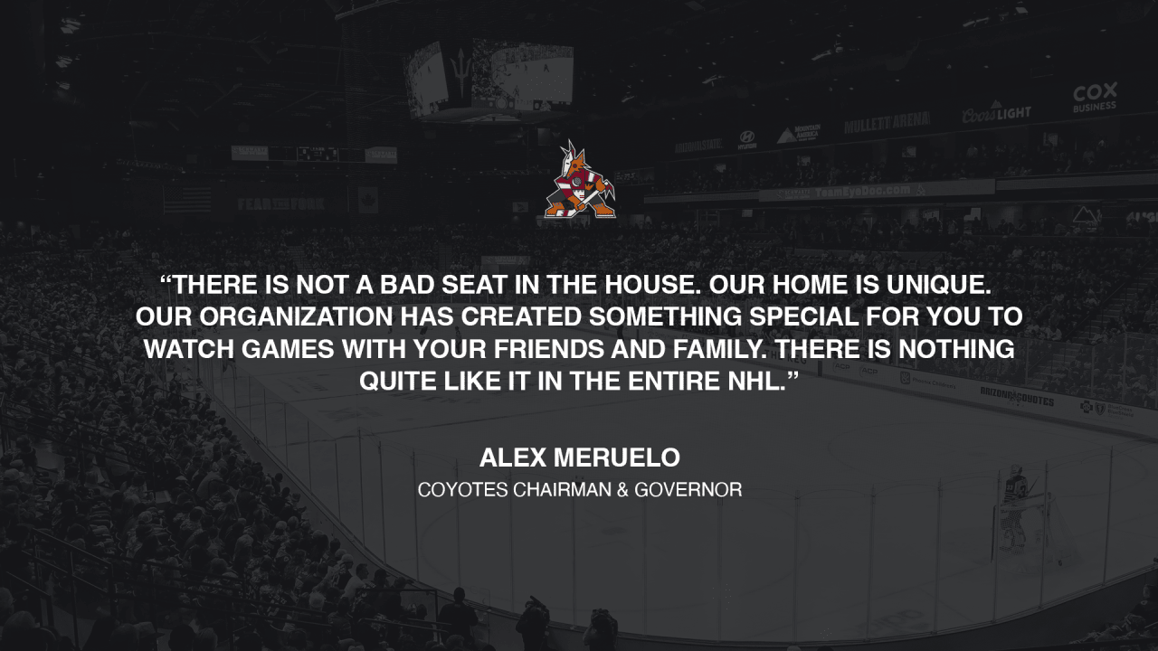 A Letter to Coyotes Fans from Alex Meruelo | Arizona Coyotes