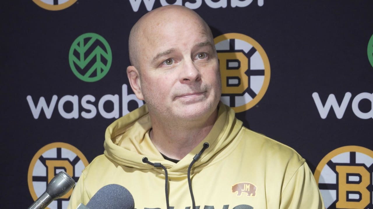 Press Room: Jim Montgomery | Boston Bruins