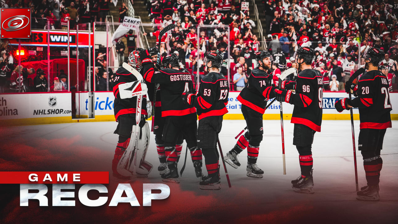 Recap: Andersen Shines As Canes Blank Caps | Carolina Hurricanes