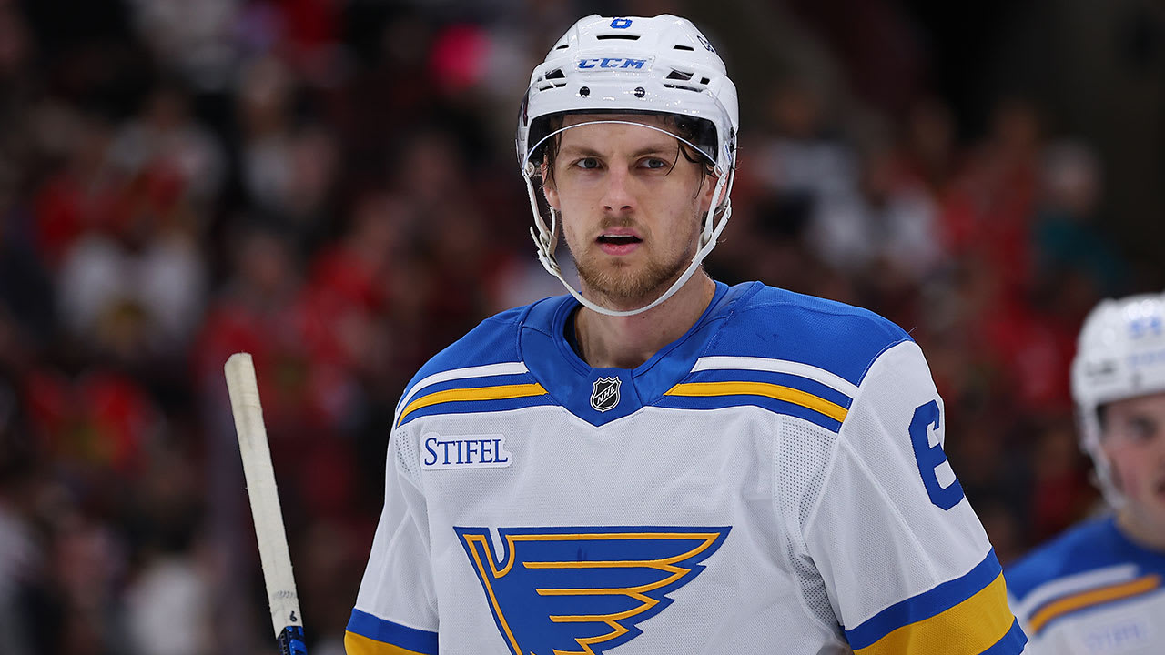 Broberg sustains upper-body injury against Vegas | St. Louis Blues