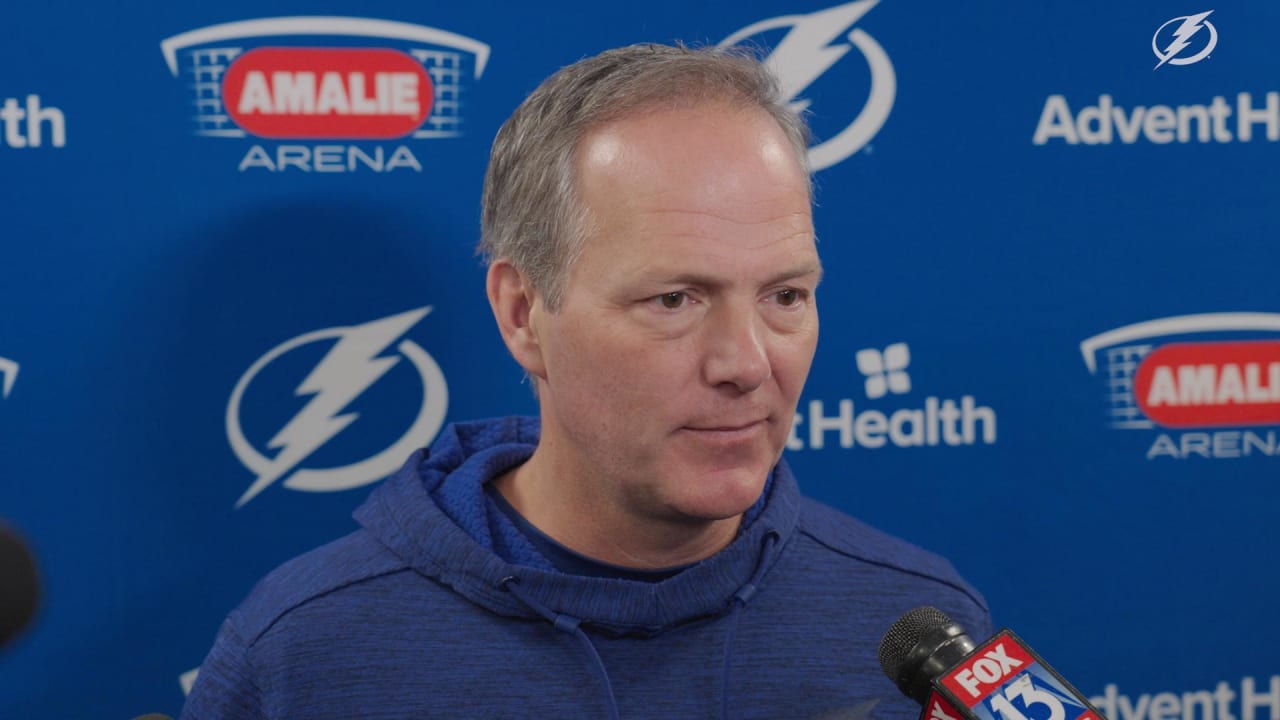 Jon Cooper Practice 4.8.24 Tampa Bay Lightning