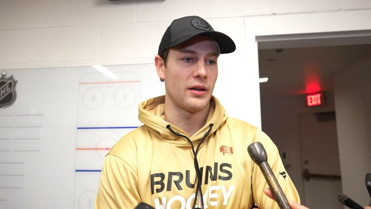 Locker Room Raw: Brandon Carlo | Boston Bruins