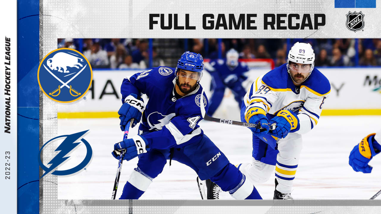 Recap: TBL 5, BUF 3 | Tampa Bay Lightning