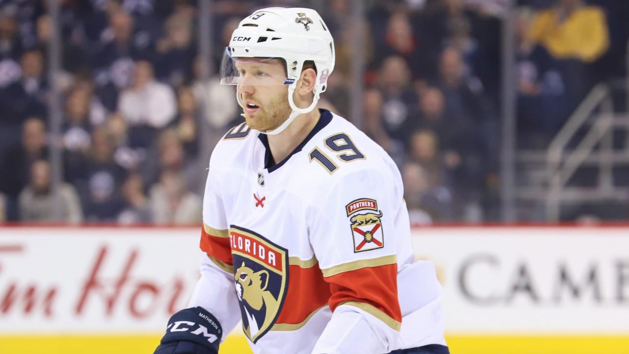 Matheson fined for diving/embellishment in Panthers game against