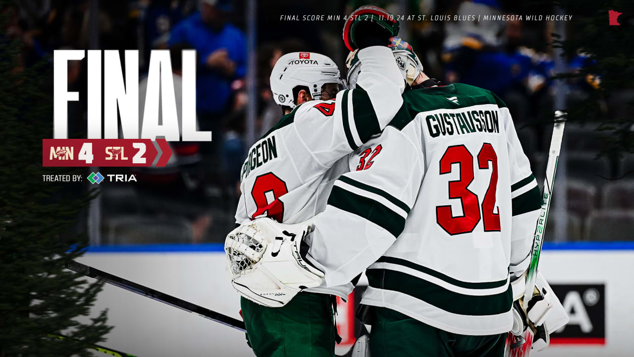 Game Recap: Wild 4, Blues 2 | Minnesota Wild