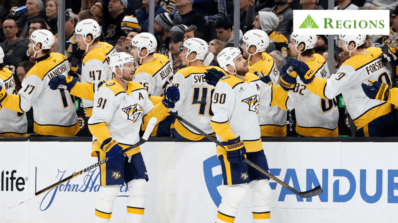 Stamkos, O'Reilly Lead Preds to Win Over Bruins | Nashville Predators