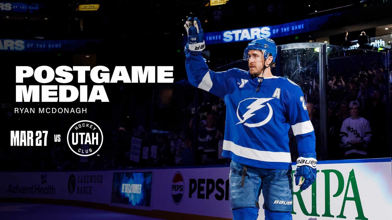 Ryan McDonagh | Postgame vs Utah Hockey Club