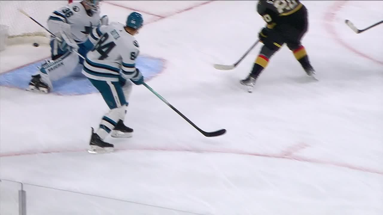 Chandler Stephenson with a Powerplay Goal vs. San Jose Sharks | Vegas ...