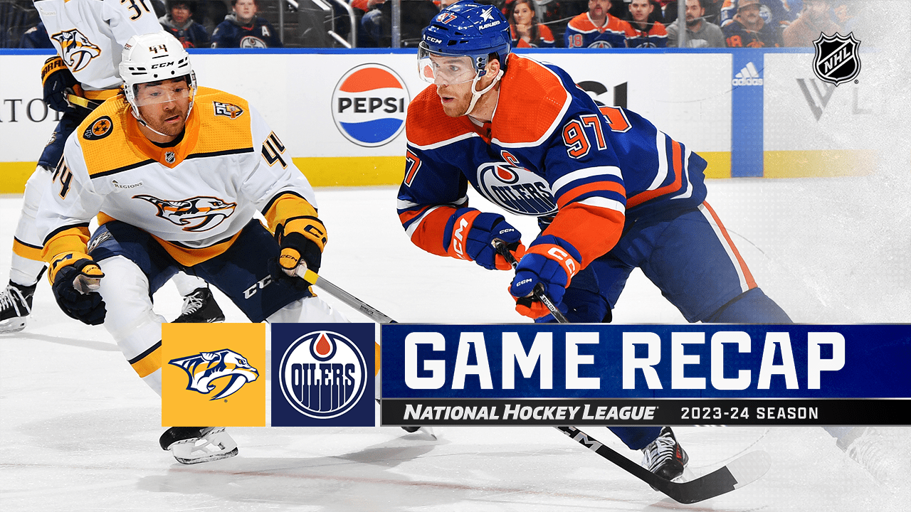 Oilers Top Predators For 16th Win In Row, 1 From Tying NHL Record | NHL.com