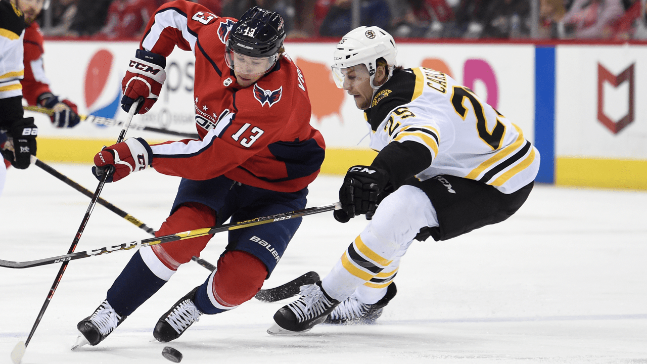 Caps Clash with Bruins Washington Capitals