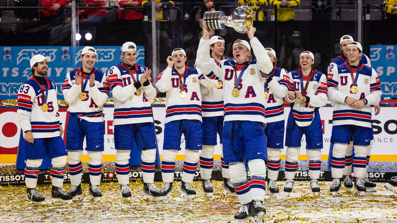 LaCombe, Gauthier Help Team USA Win Gold at 2025 IIHF World Championship | Anaheim Ducks