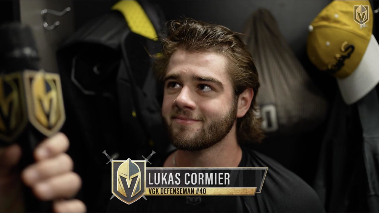 Lukas Cormier Availability 1/10 Vegas Golden Knights