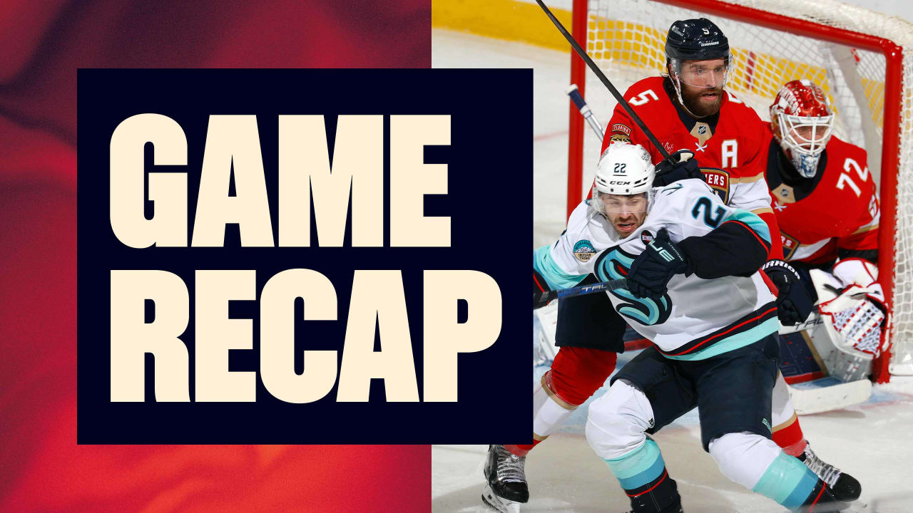 RECAP: Kraken 2, Panthers 1 | Florida Panthers