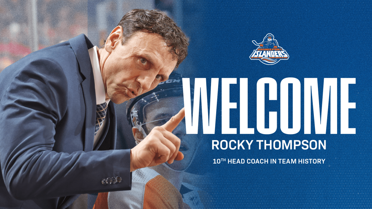 Rocky Thompson Named Bridgeport Islanders Head Coach | New York Islanders