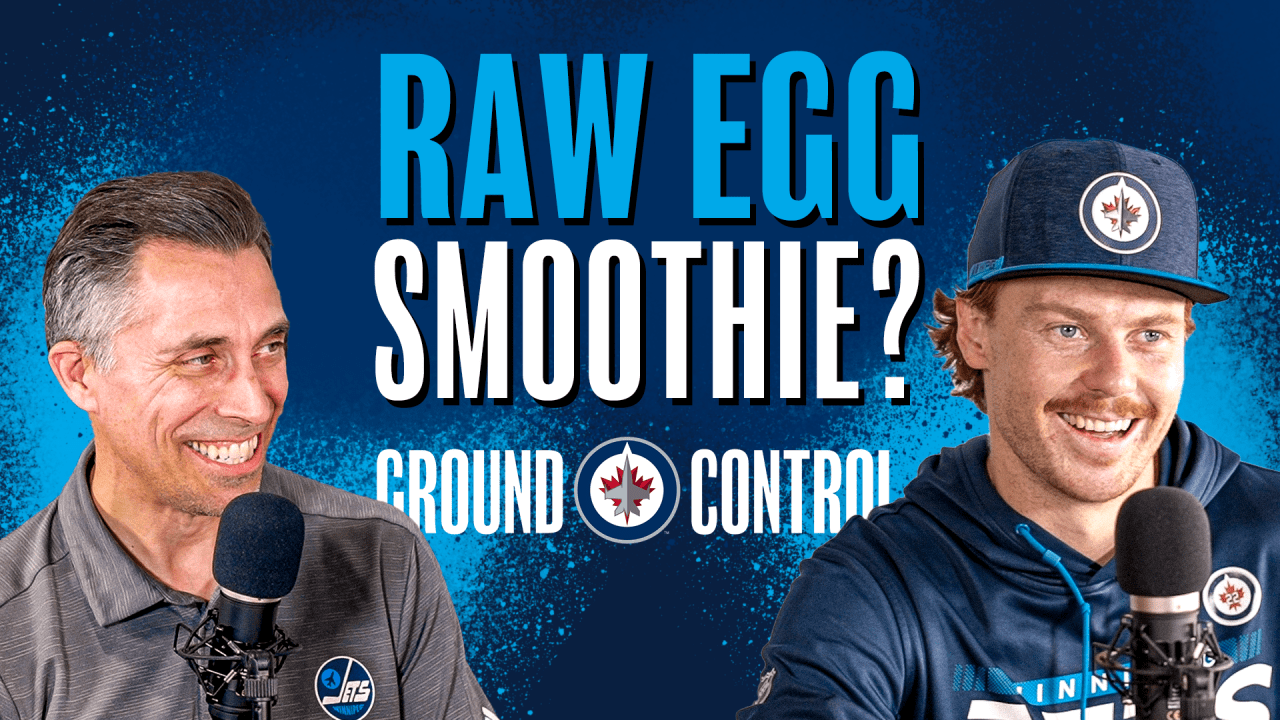 GROUND CONTROL Making the ultimate smoothie with Mason Appleton Winnipeg Jets