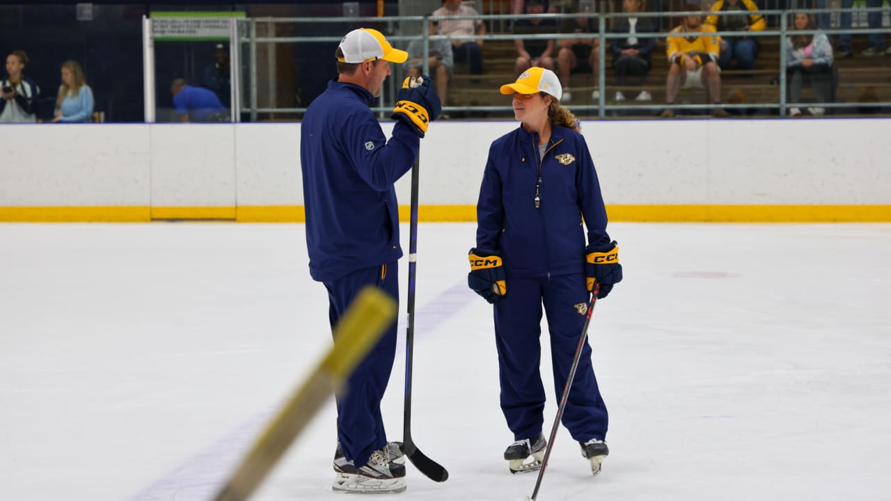 Guest Coaches Teaching, Learning, Soaking Up Opportunity at Preds Development Camp | Nashville Predators