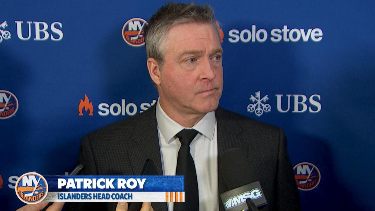 WPG 4 vs NYI 3: Patrick Roy | New York Islanders