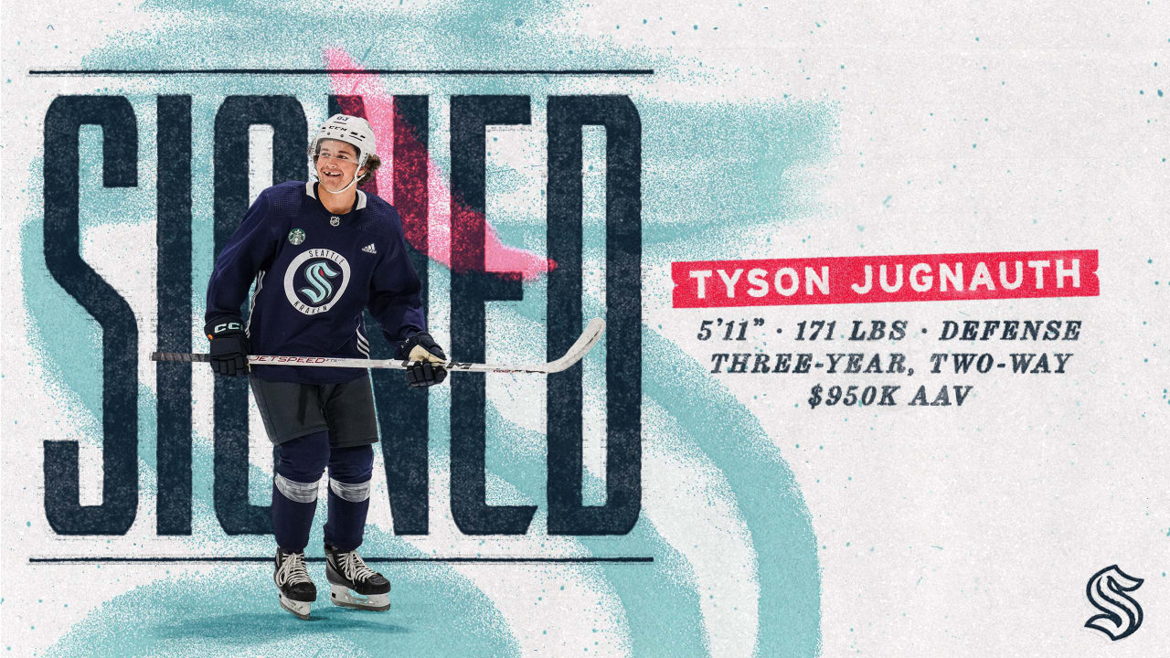 Seattle Kraken Sign Tyson Jugnauth to Entry-Level Contract | Seattle Kraken