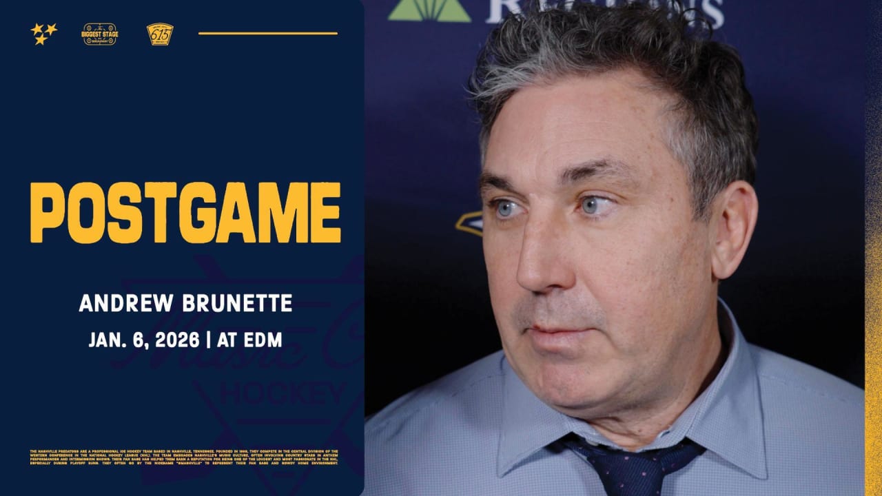 Postgame: Andrew Brunette | Nashville Predators