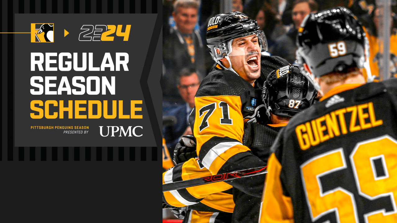 Penguins Announce 202324 RegularSeason Schedule Pittsburgh Penguins