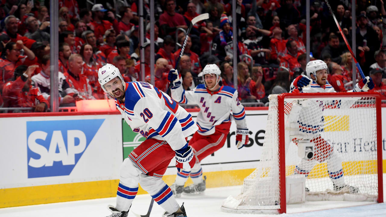 New York Rangers Lead 3-0 in Series After Beating Washington Capitals 3-1