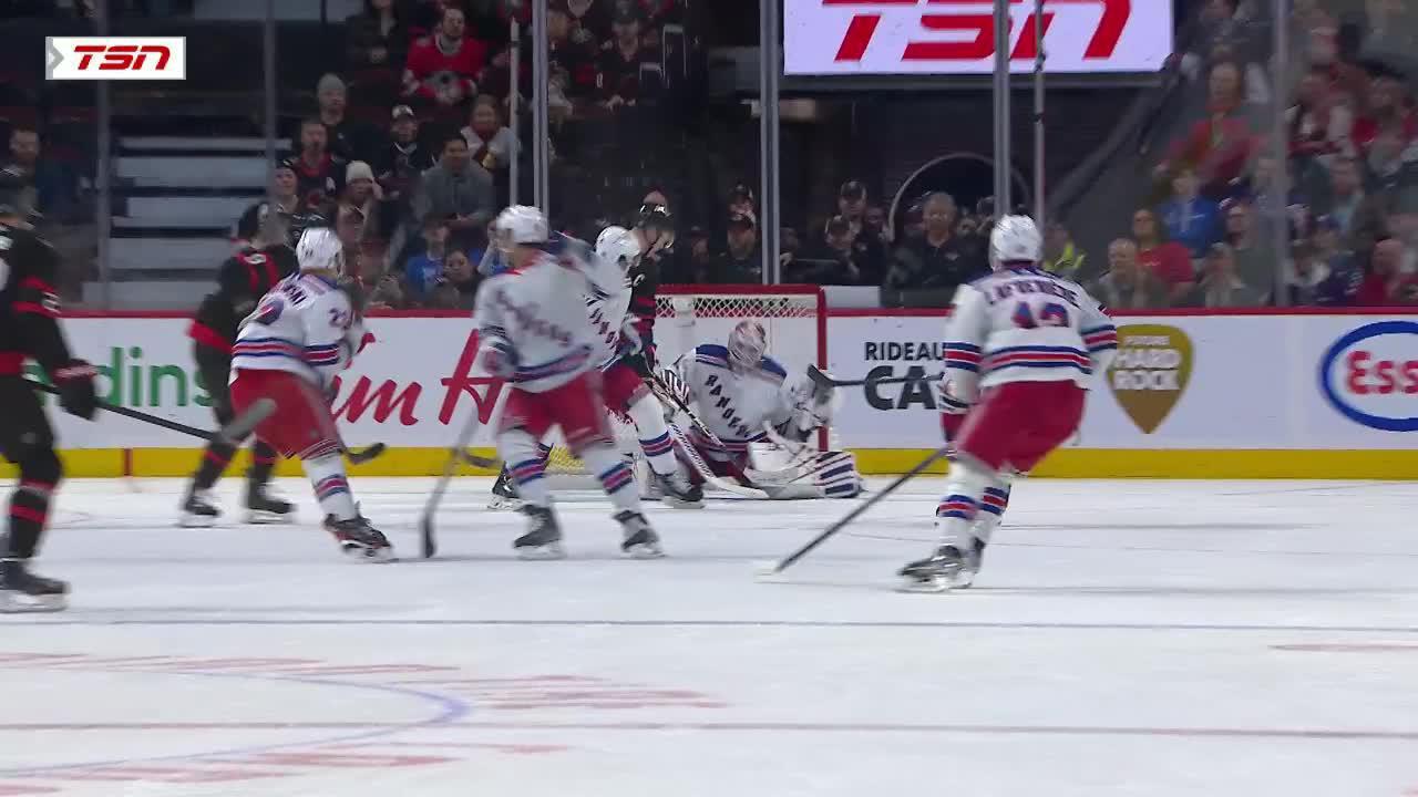 Brady Tkachuk With A Goal Vs. New York Rangers | Ottawa Senators