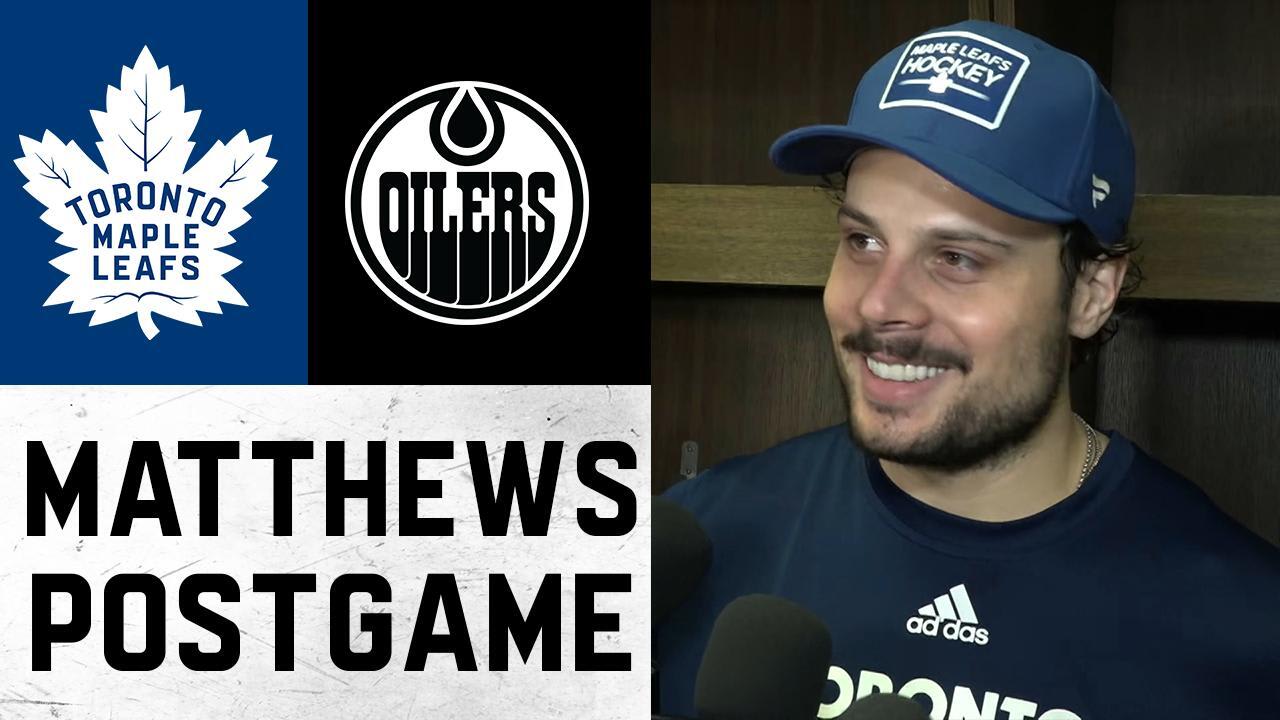 Auston Matthews | Post Game | Toronto Maple Leafs