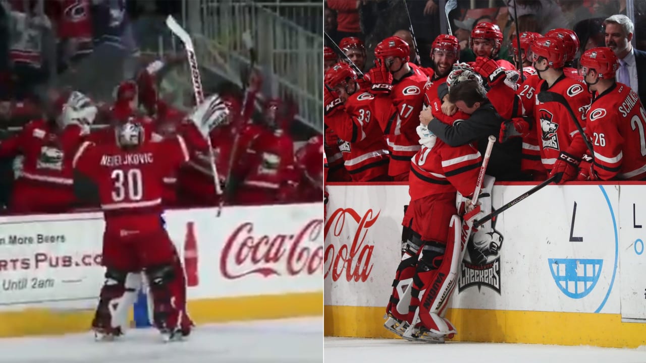 Hurricanes goalie prospect scores another goal